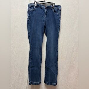 Denim Blue Straight Leg Women's Jeans